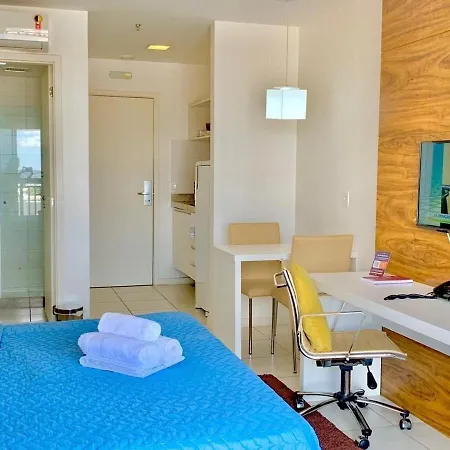 V907 Lindo Flat Em Hotel Bsb Vista Maravilhosa Brasilia Exterior photo