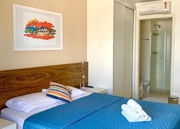 V907 Lindo Flat Em Hotel Bsb Vista Maravilhosa
